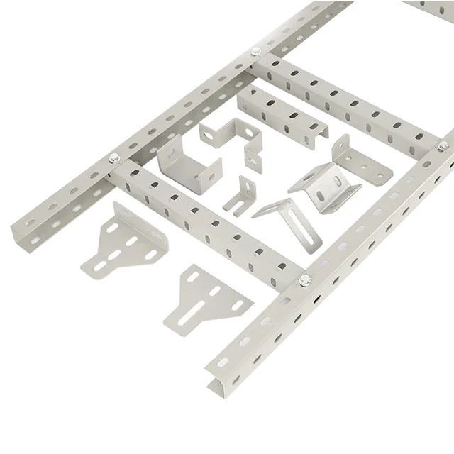Различные размеры оцинкованные стальные кабельные лестницы фитинги и аксессуары