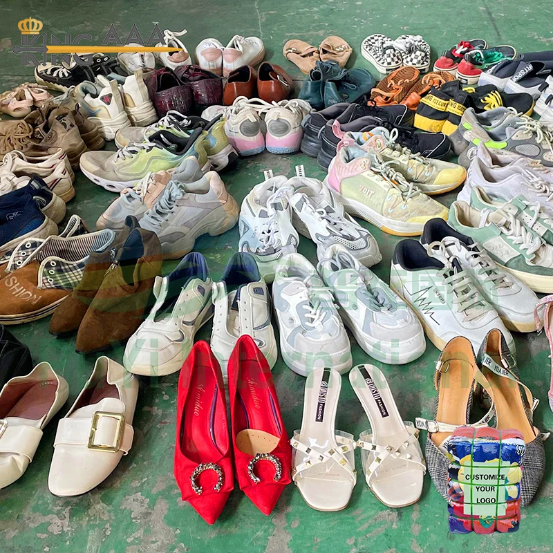 Оригинальные спортивные смешанные б/у туфли sepatu bekas в наличии фирменные тюки