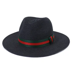 Summer Lady Outdoor Beach Hats Women Straw Colorful Sun Jazz Hat for Women