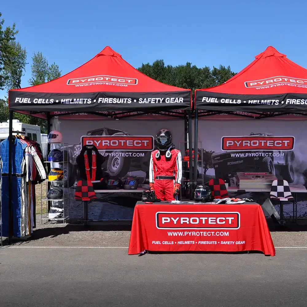 Custom Logo Sublimation Awning Tent Outdoor Large Glamping Strong Branded Marquee Tent for Party