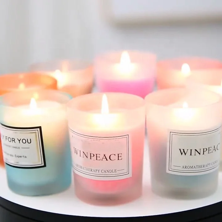 hot sale wedding decor scent colorful gem stone jewelry select ring candle Gift Candle birthday Warmer luxury wholesale Candles