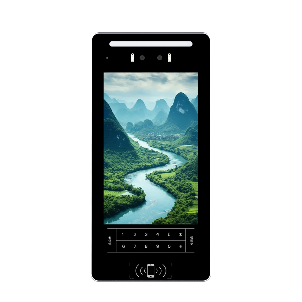 Ethernet 4G Wireless SIP 10 INCH  face recognition video intercom access control systems apartment video door phone VF711