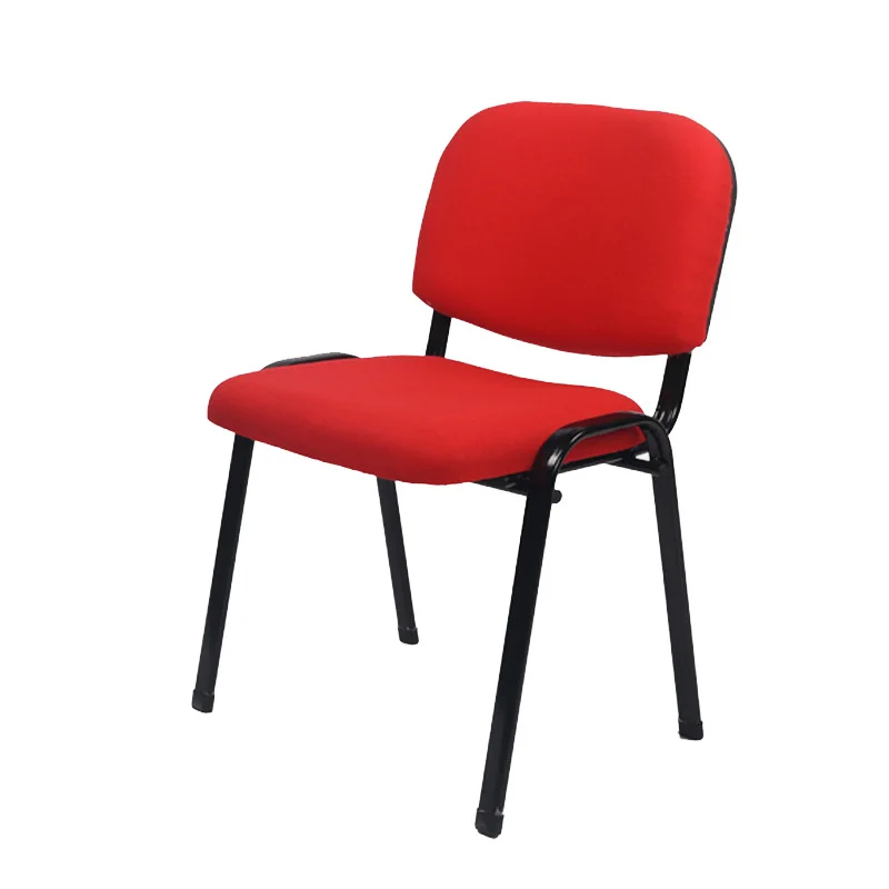 Офисный текстильный стул с четырьмя ножками для тренировок и учебы