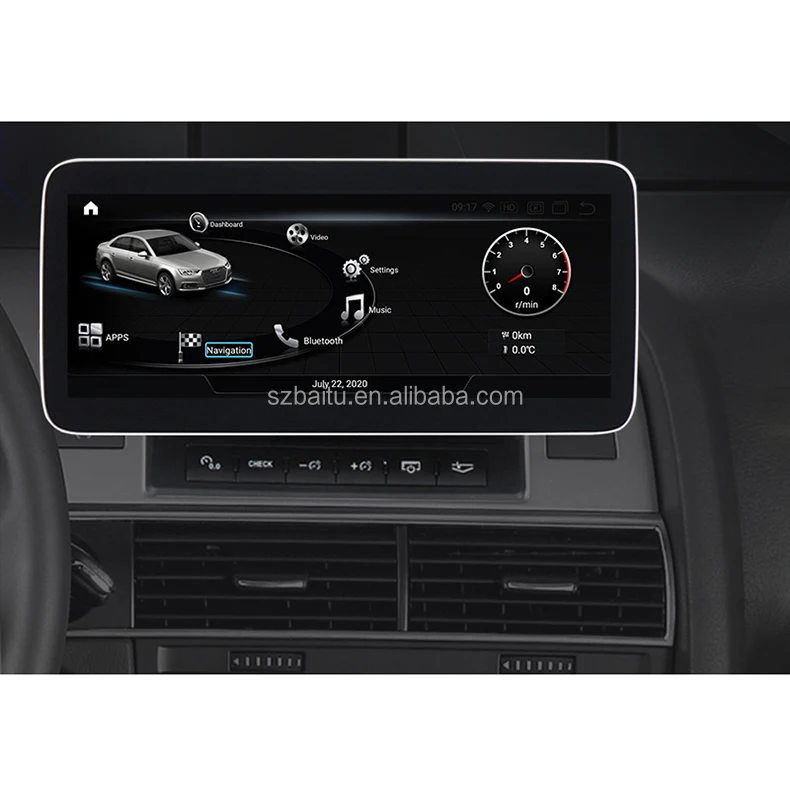 Wireless CarPlay Android Auto Car Radio For Audi A6 C6 4F 2005 2009 2010/2008 2015 Multimedia GPS 2din Stereo Navigation Wifi 4G