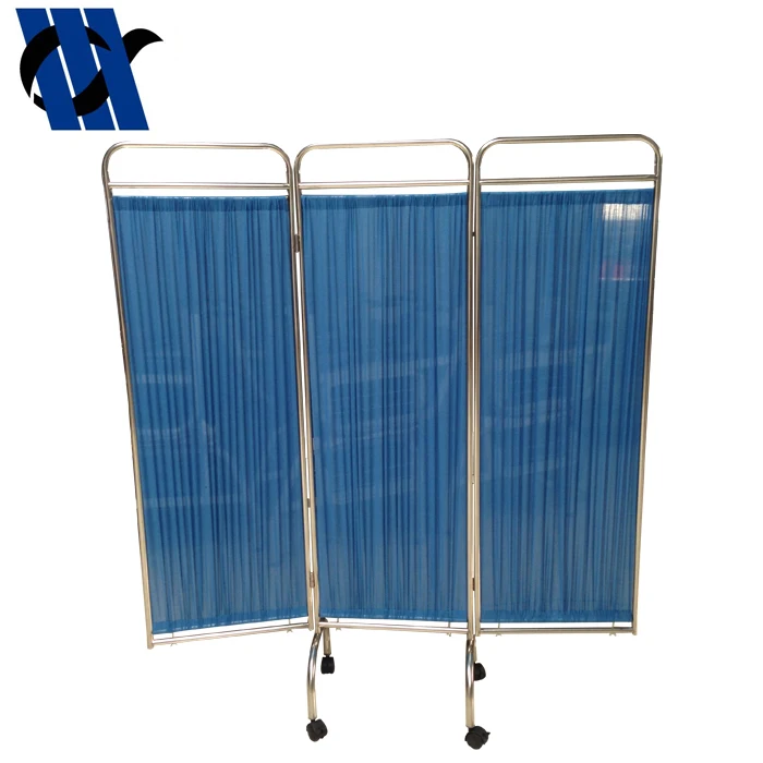 BDT215A Four Part hospital Curtains Wall Screen Used For Medical Curtain Screen Hospital Curtains