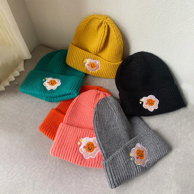 Оптовая продажа плотная вязаная шапка с ребристой вышивкой вязаные шапки логотипом манжетами и на