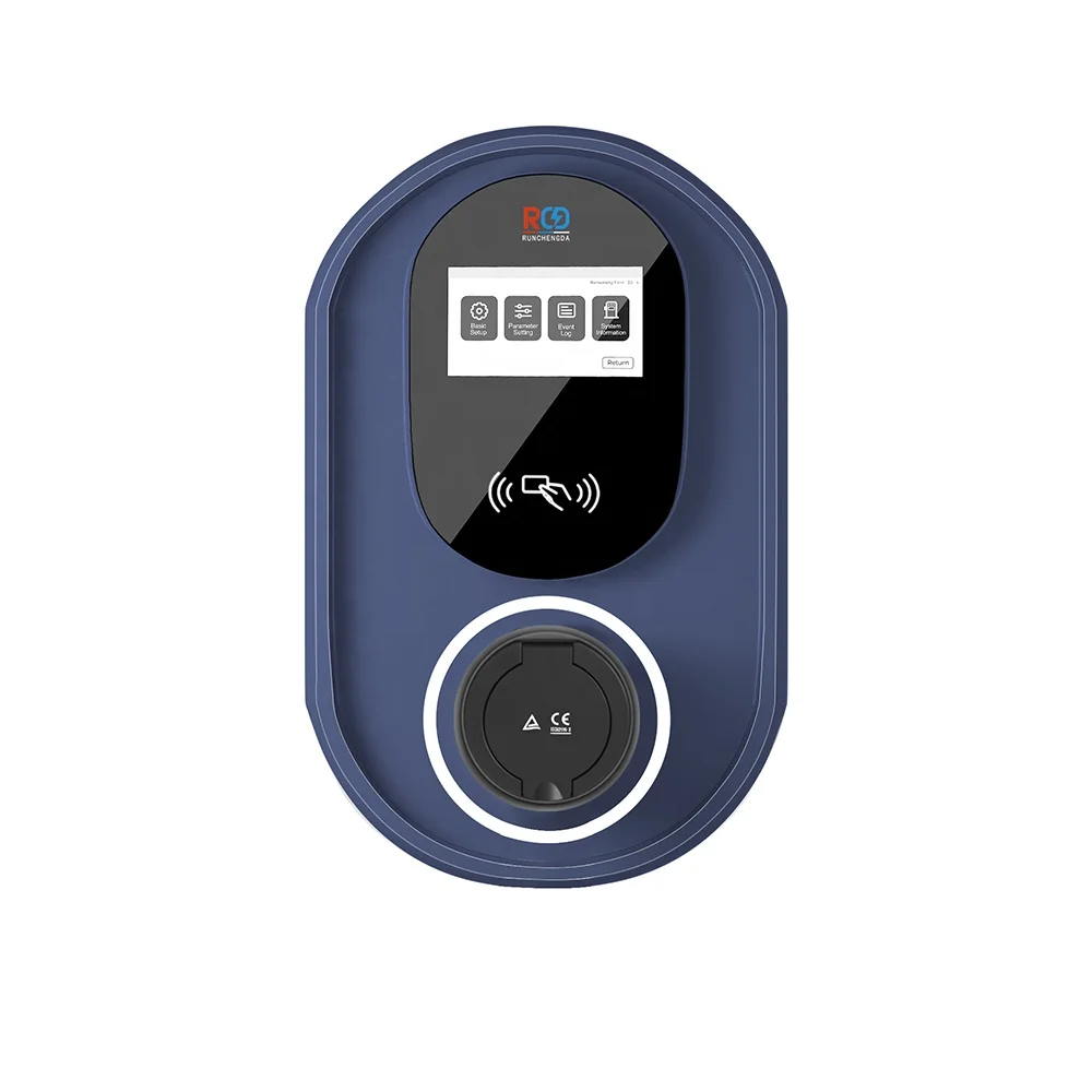 Быстрое зарядное устройство Type2, настенная зарядная станция для электромобилей, автомобильная зарядная станция, 22 кВт, Type2