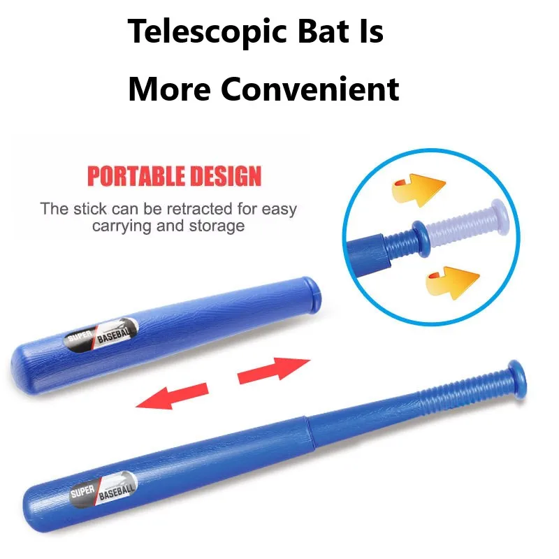 New sports toys outdoor baseball toy with launcher for garden parent-child interaction games toy balls set