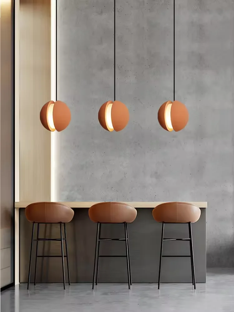 Wholesale concrete cement hanging lamps Restaurant decorated LED cement chandelier light pendant lamp