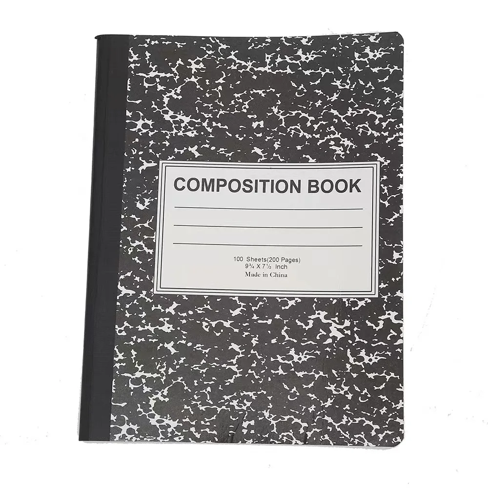 Hot Selling American School Supply 100sheets Hardcover Marble B5 Composition Stationery Notebooks