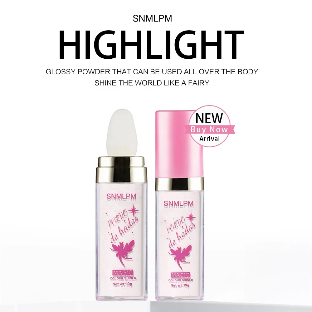 SNMLPM Wholesale Glitter Powder Highlighter Polvo De Hadas Fairy Dust Highlight Patting Powder for Face and Eye,Sparkling Body