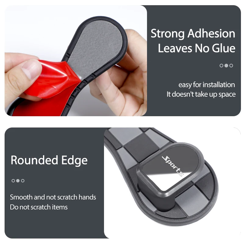 Car Hangers for Seat Multifunctional Bag Hook Car Seat Back Storage Hook Accessories Car Hooks for Headrest