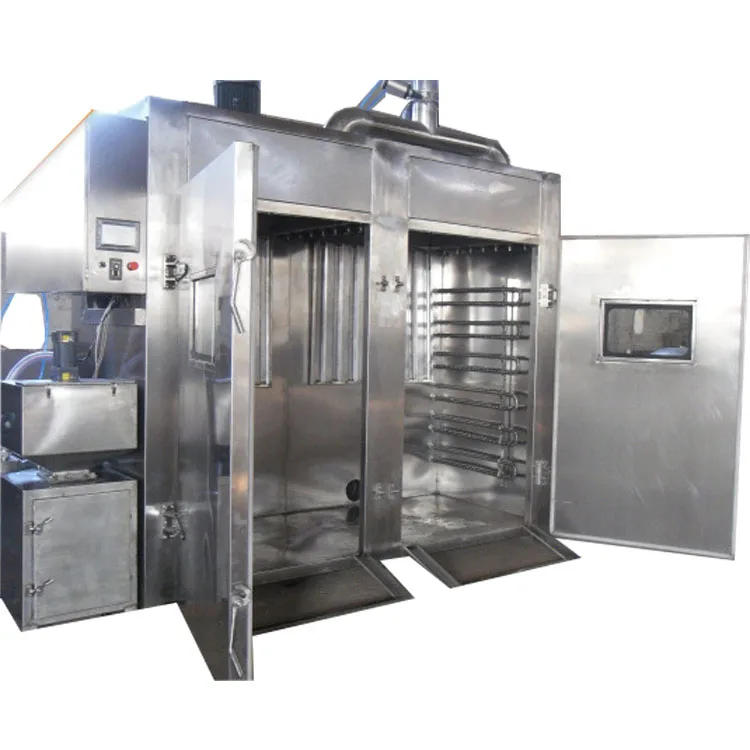 Mechanical and electrical barbecue trolley smokehouses smoked chicken smoker machine equipment
