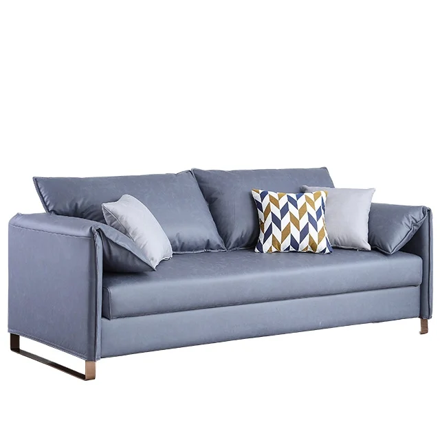 Light luxury sofa bed living room multi function sitting sleeping Technology cloth single double folding sofa cum bed