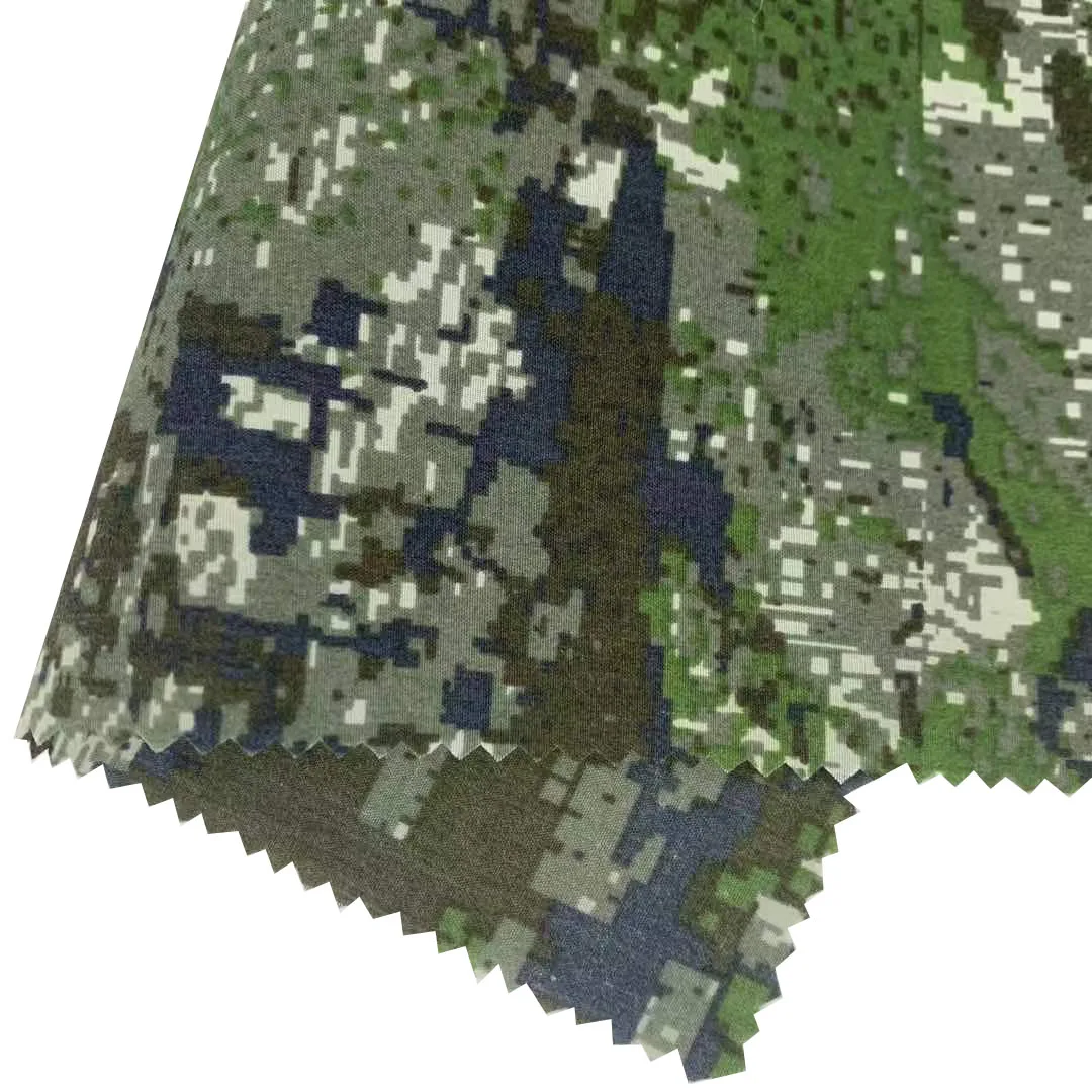 TC саржа для спецодежды с камуфляжным принтом твил ткань 65/35 форма с терракотовой тканью