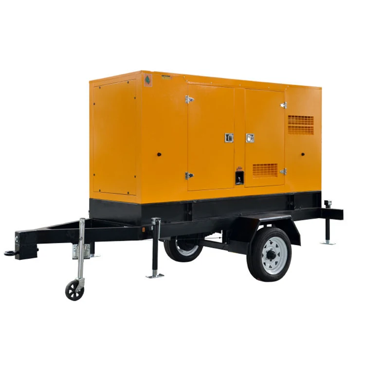 Deutz/Cummins/Perkins Diesel Supper Silent Type Trailer Genset Mobile Generator Set for Industrial