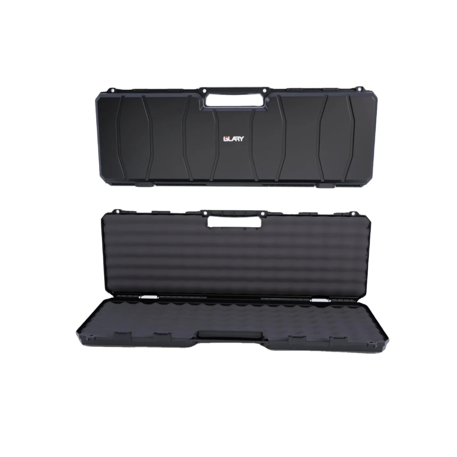 GLARY hard shell gun case travel box shockproof portable gun case for storage universal gun carrying case box for hunting