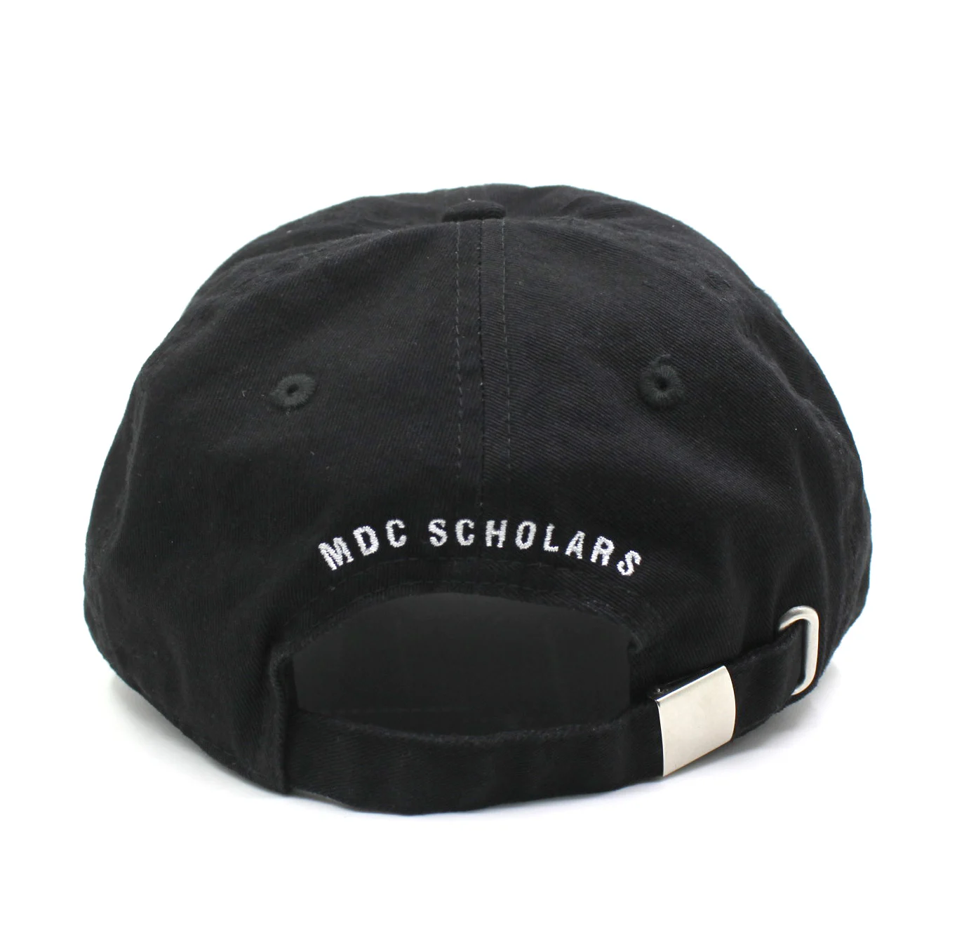 white/black 100% Cotton Twill Six  panel unstructured Baseball Cap with embroidery logo outer door running golf  sports caps
