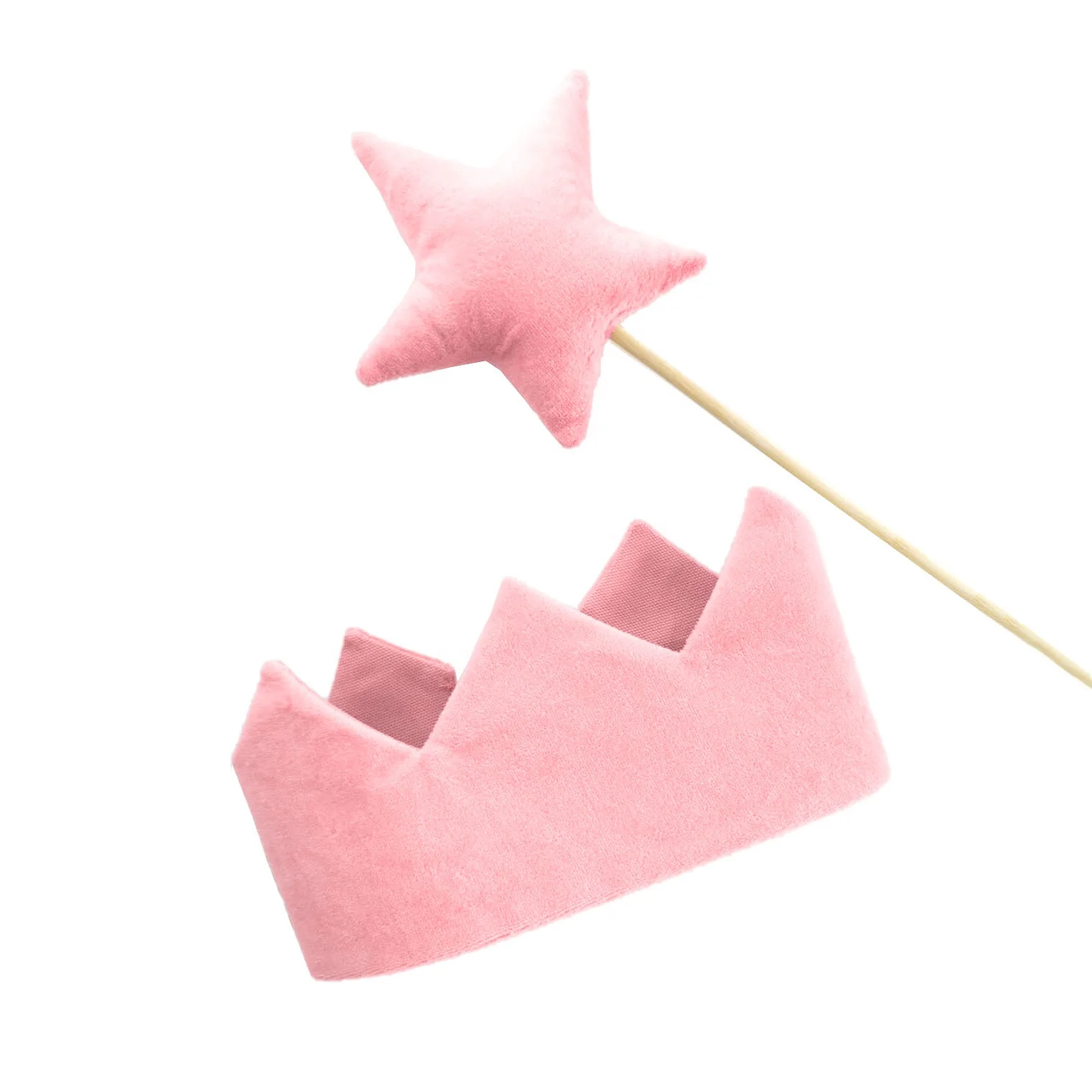 2024 New Design Kids Birthday Crown Headband Star Wand Stick Children Party Crown Hats Crown Party Hats Decor