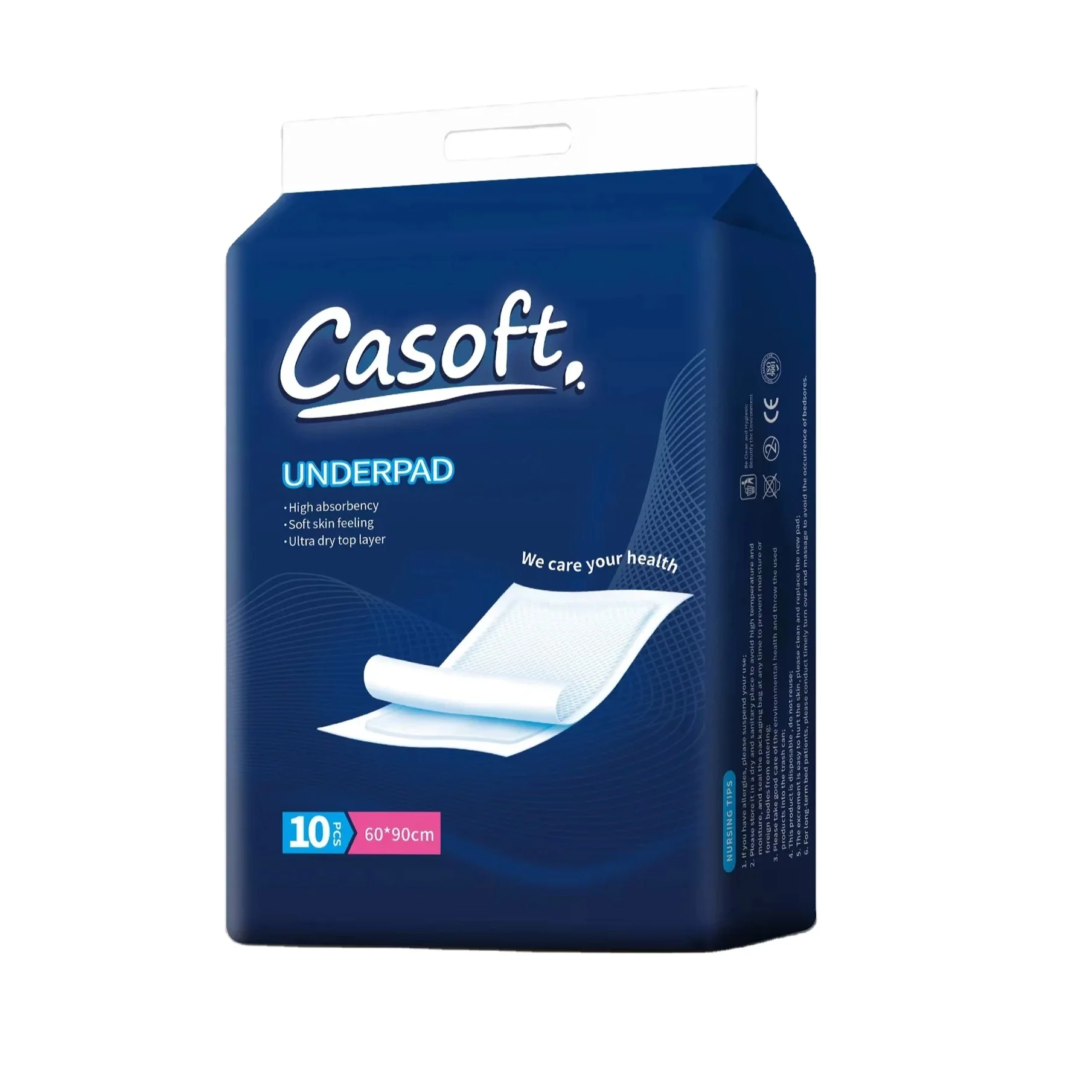 Surgical 30 x 36 Nursing Home Hospital Medical Underpads Incontinence Underpads