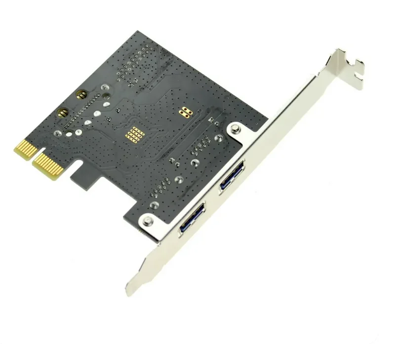 USB3.0 Pci-E Pci Express Card Adapter Superspeed 2 Port high profile sata power supply