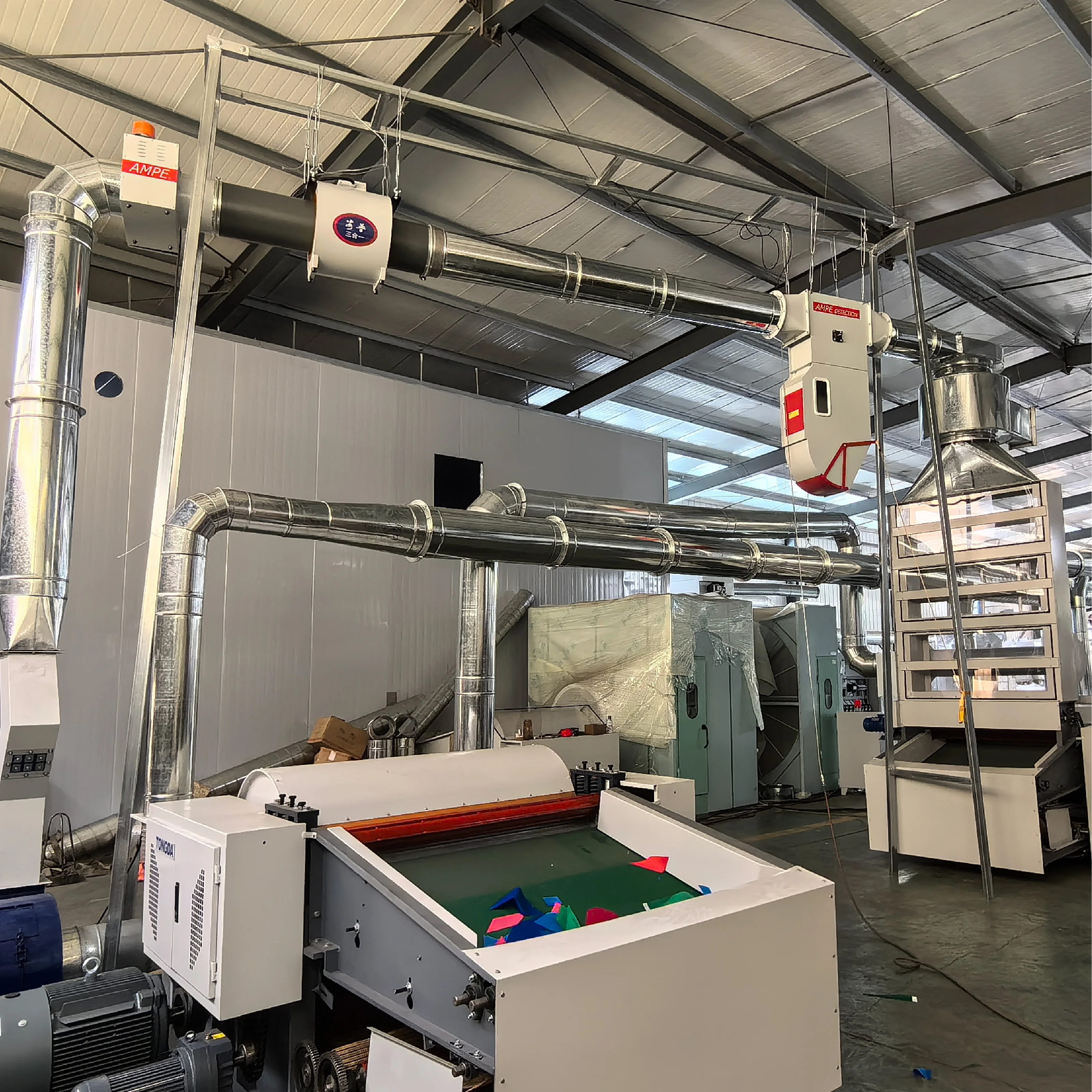 TONGDA Energy-Saving Cotton Waste Recycling Machine Green Technology Textile Machinery Including Opening and Carding Machine