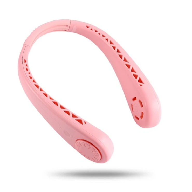 
Ready To Ship Product Rechargeable Mini Portable Neck Electric Fan 