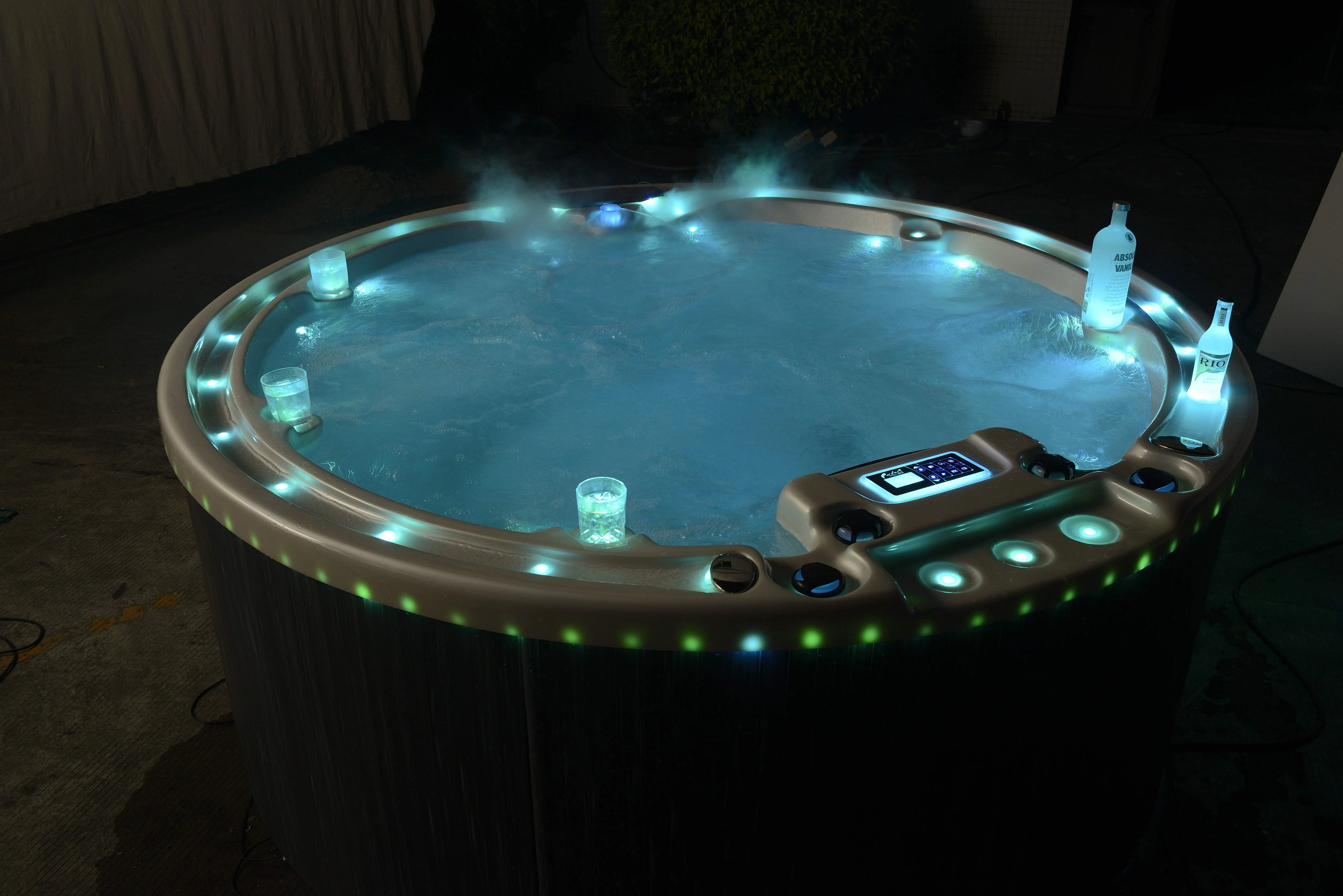 Hot Sale Luxury Round Acrylic Hot Tub Outdoor Spa Tubs Pool Whirlpool Massage Bathtub Relax Swim Spa Pool