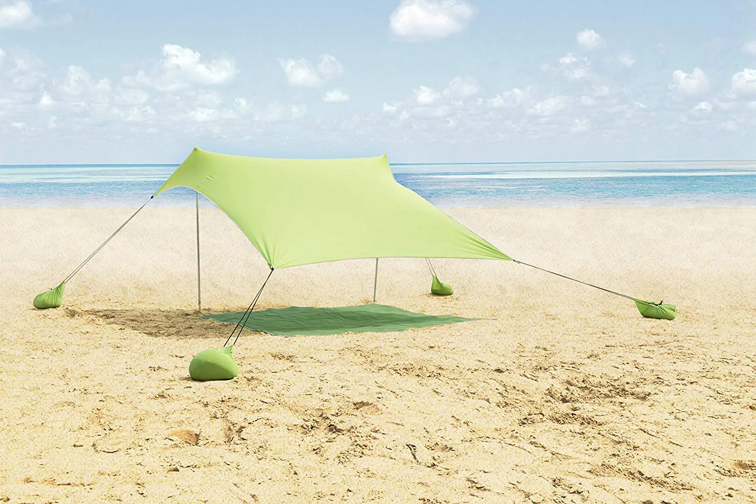 Beach tent sunshade and sunscreen canopy awning canopy anti-ultraviolet outdoor camping tent fishing