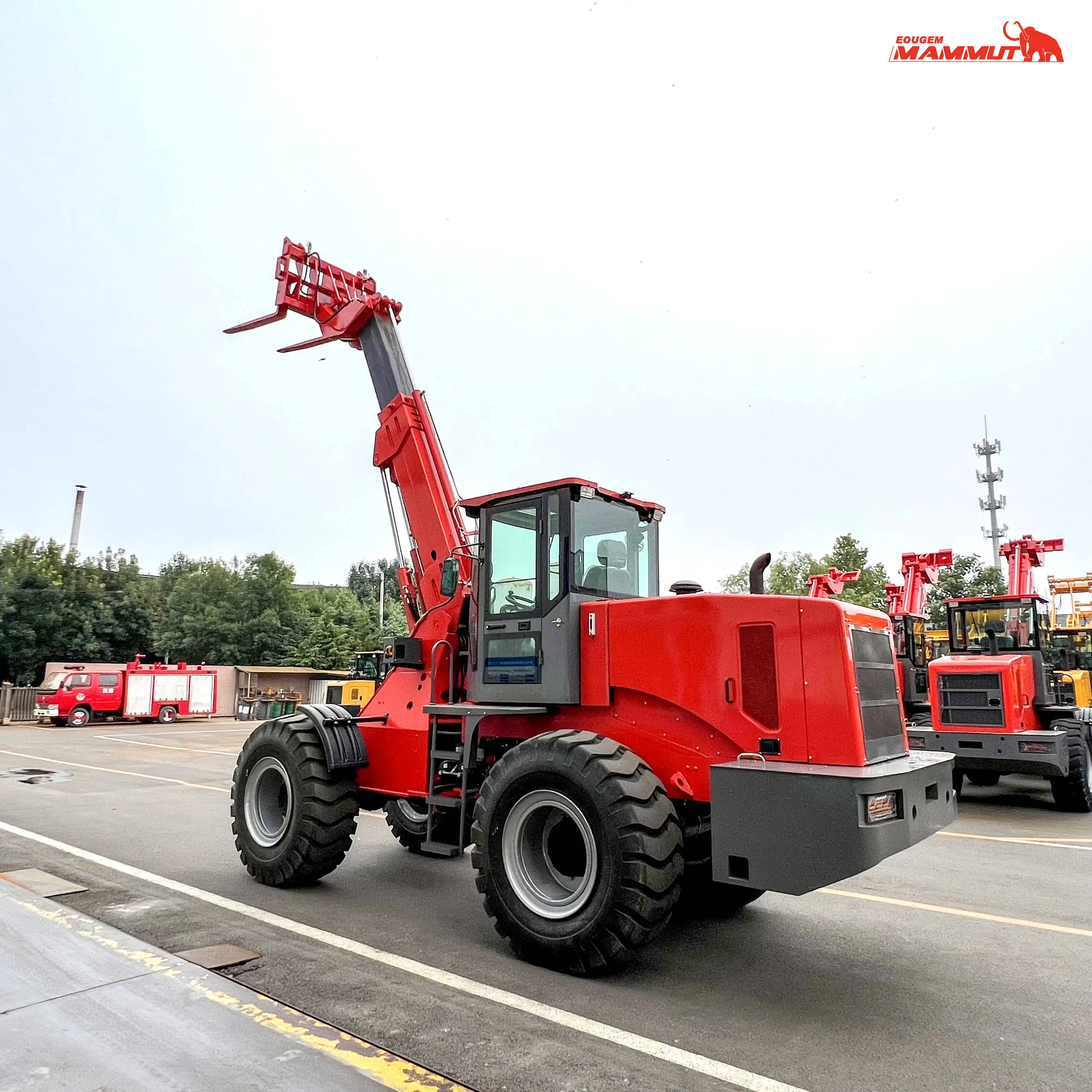 Telescoping loader 4.0 Ton 4.5 Ton Farm Agricultural Machinery Maintain lifting mini telescopic loader