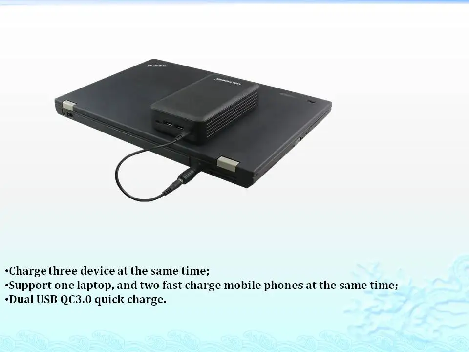 2022 new laptop 20000mah power bank dc 12v 16v 19v 20v all in one power bank 12v DC charge for tablet router camera video games