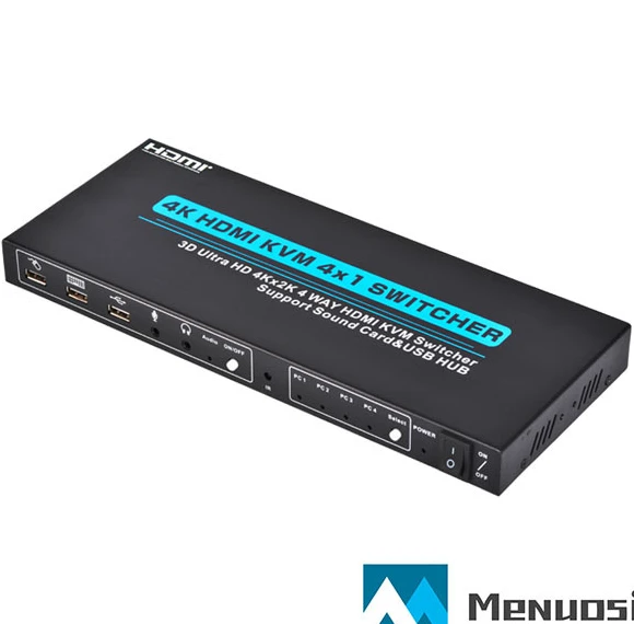 HD MI KVM Switch 4 Port-поддержка