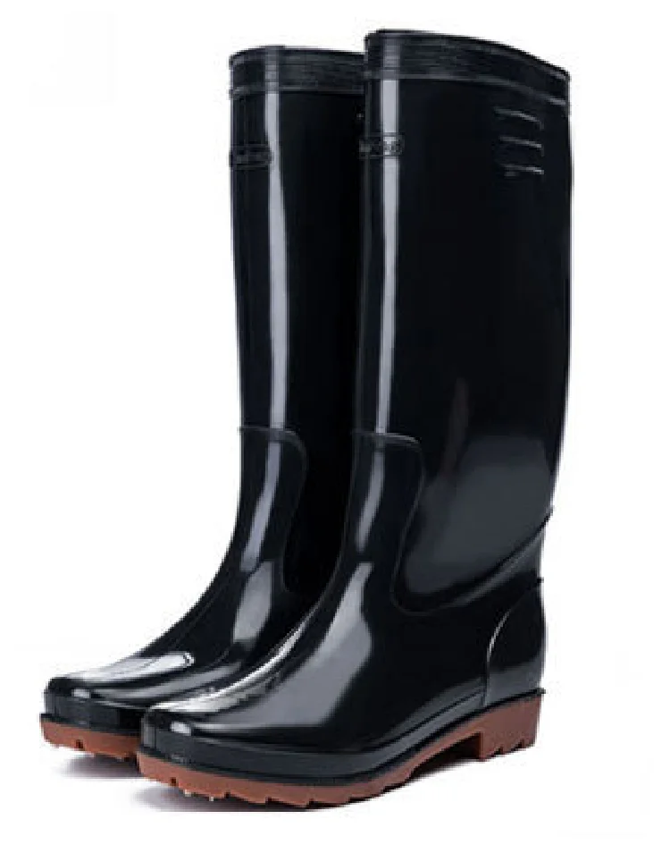 
Factory Direct Pvc Rubber Sole Labor Protection Waterproof Men Rain Boots Shoes 