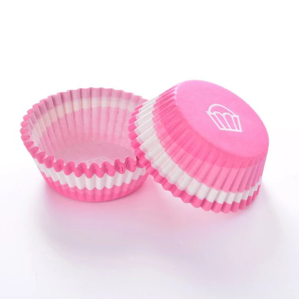 Manufacturer 100PCS/Set Muffin Cupcake Paper Cups Cake Forms Cupcake Liner Baking Muffin Box Cup Case Party Tray Cake Mold