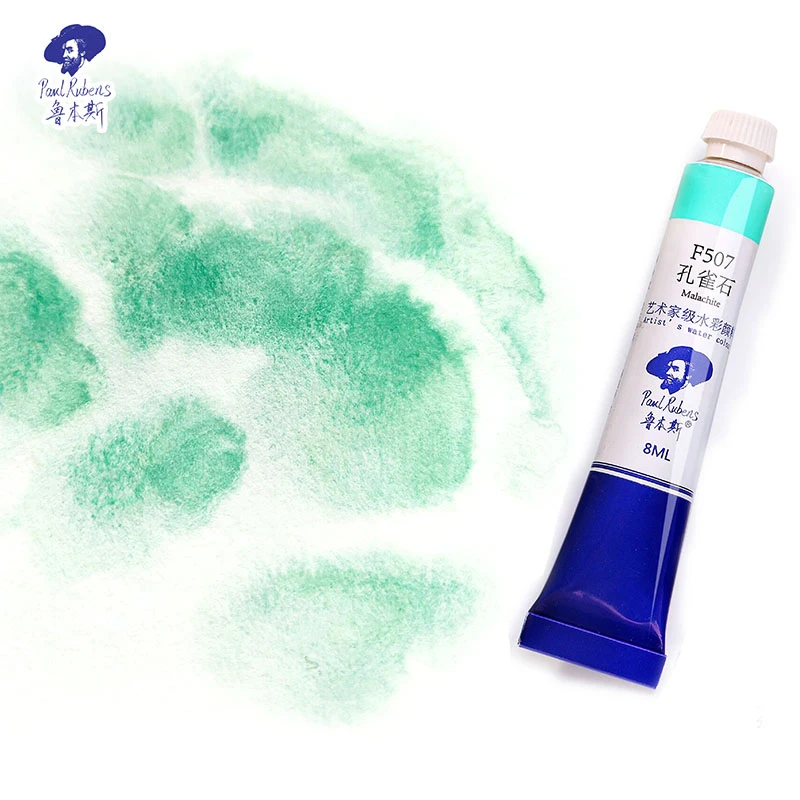 Paul Rubens Watercolor Paint Tubes 8ml Artist Grade Level F Colors   Professional Art Supplies for Painting and Drawing - Orange