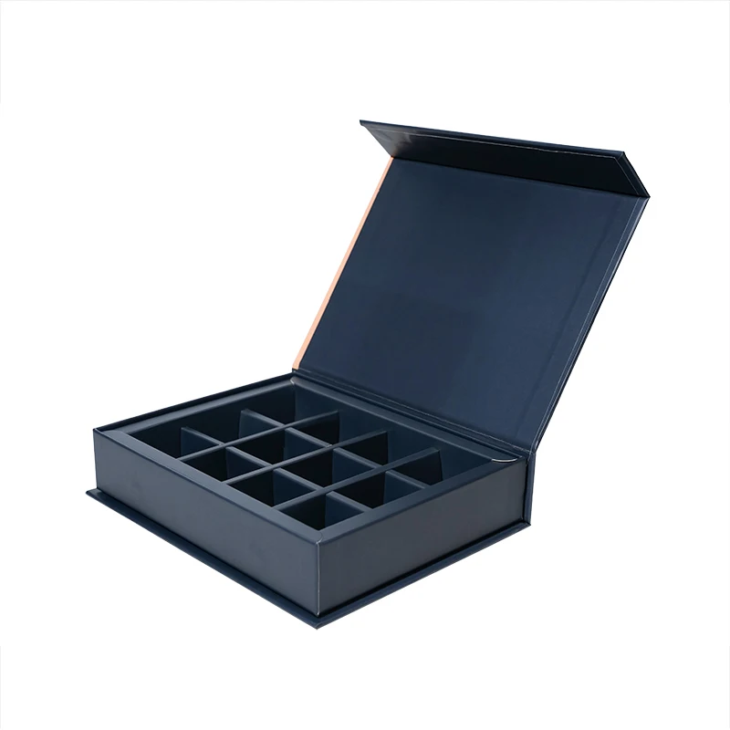 High-quality Custom Logo Printed Luxury Cardboard Paper Gift Wrapping Candy Dessert Sweet Truffle Chocolate Box Packaging