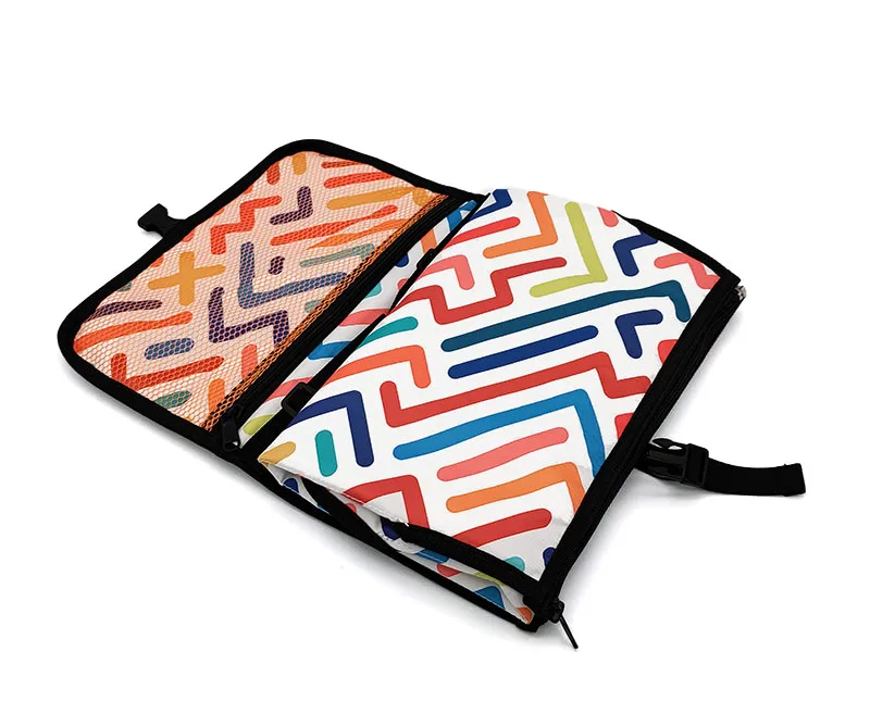 RPET Polyester Diaper Padding Babies Foldable Changing Mat Head Pillow Sheet Baby Diaper Change Mat Custom Printing