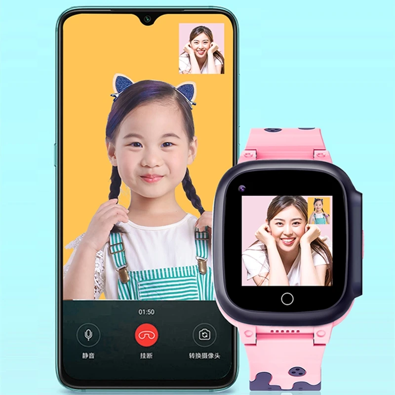 AISHI Y95T Thermometer 4G Kids Smart Watch GPS Tracker WiFi Temperature Wristband Waterproof Video Call Smartwatch Voice Chat