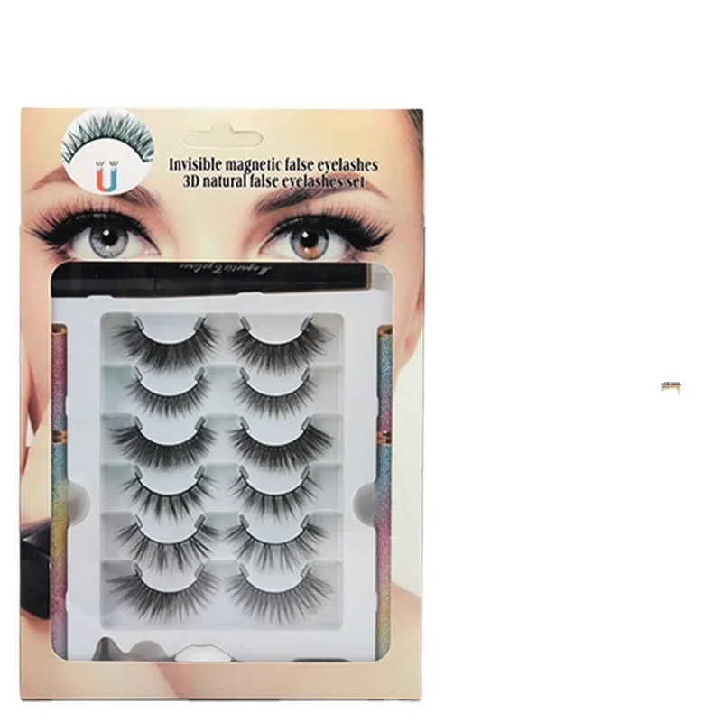 
Оптовая продажа по заводской цене, чемодан для багажа, накладные ресницы на заказ, набор магнитных накладных пинцетов, 5 магнитных ресниц 