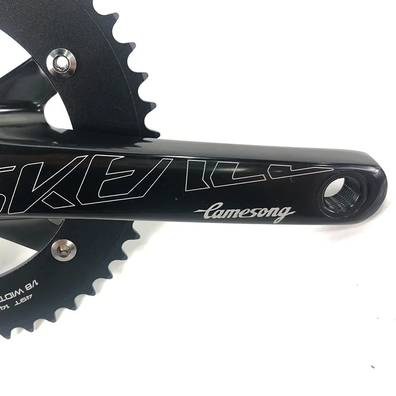 Jetshark Bicycle Accessories Bicycle Crankset Integrated Cnc Hollow Crankset Aluminum Alloy Parts Chainwheel