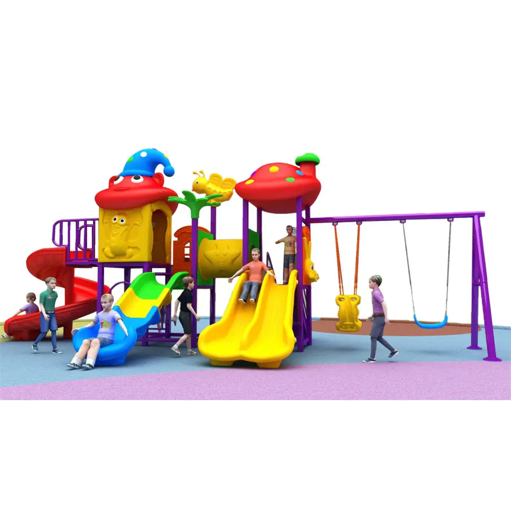 New Materials Durable Anti-fade Play Set Kids Slide Outdoor Playground Equipment For Children