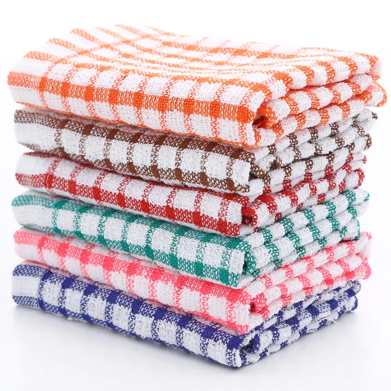 classic cleaning towel 6 pec cotton Towel Household Kitchen Cleaning Cloth