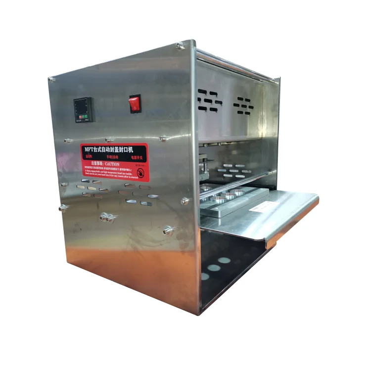 Manufacturers china wholesale Auto Nespresso capsule pneumatic sealing machine