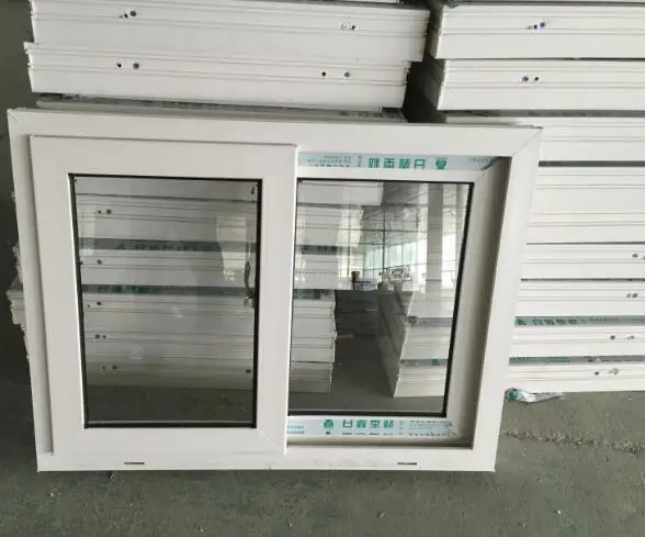 upvc sliding window pvc high quality plastic window with low price and simple design