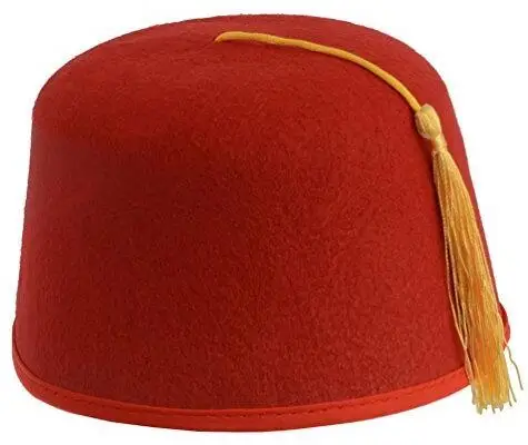 Adult Felt Turkish Dr Who Shriner Red Fez Hat Turkish Hat