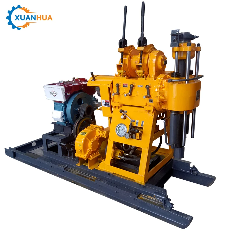 Professional 200m Depth Core Drilling Machine Mining Rotary Diesel Drill Well Water Borehole Drilling Machine