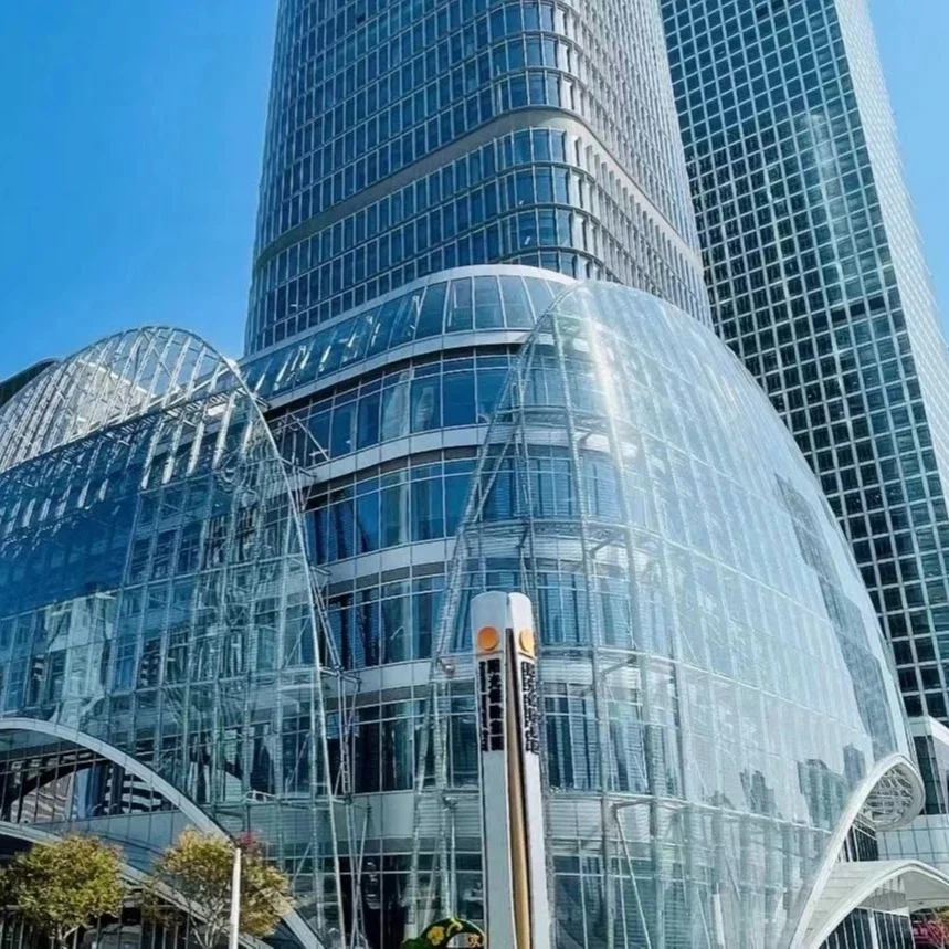 Double silver LOW-E curved tempered glass dimension thickness can be customized radian smooth without stress spots