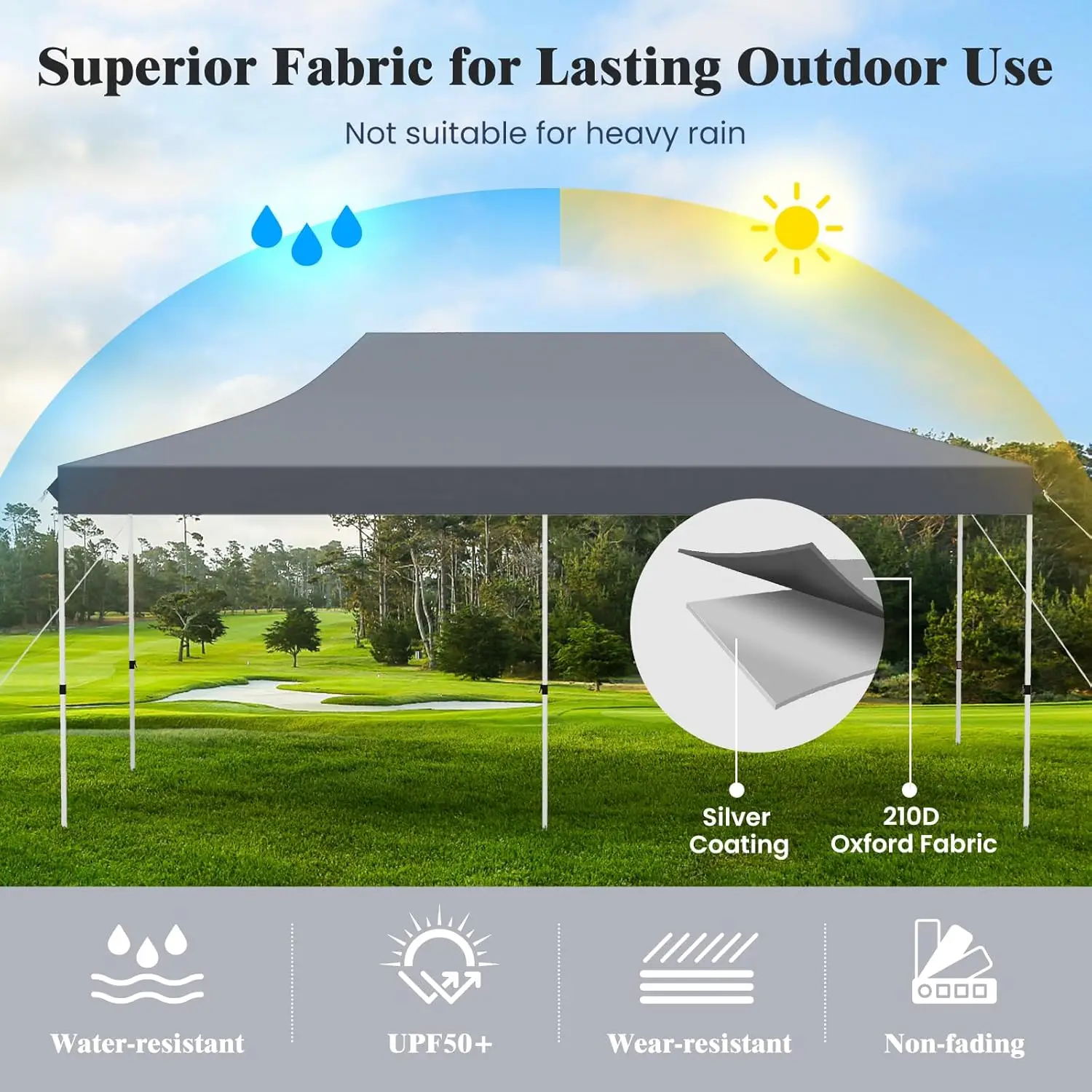 Factory Direct Supply 3X3 Hexagon Folding Trade Show Tent Outdoor Steel Frame with Oxford 600d Indoor Outdoor Promotional Events