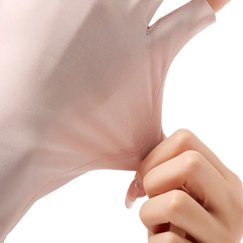 Anti UV Gloves for Gel Nail Lamp, UPF50+ Protection Gloves for Manicures, UV Sun Protection Gloves for Women