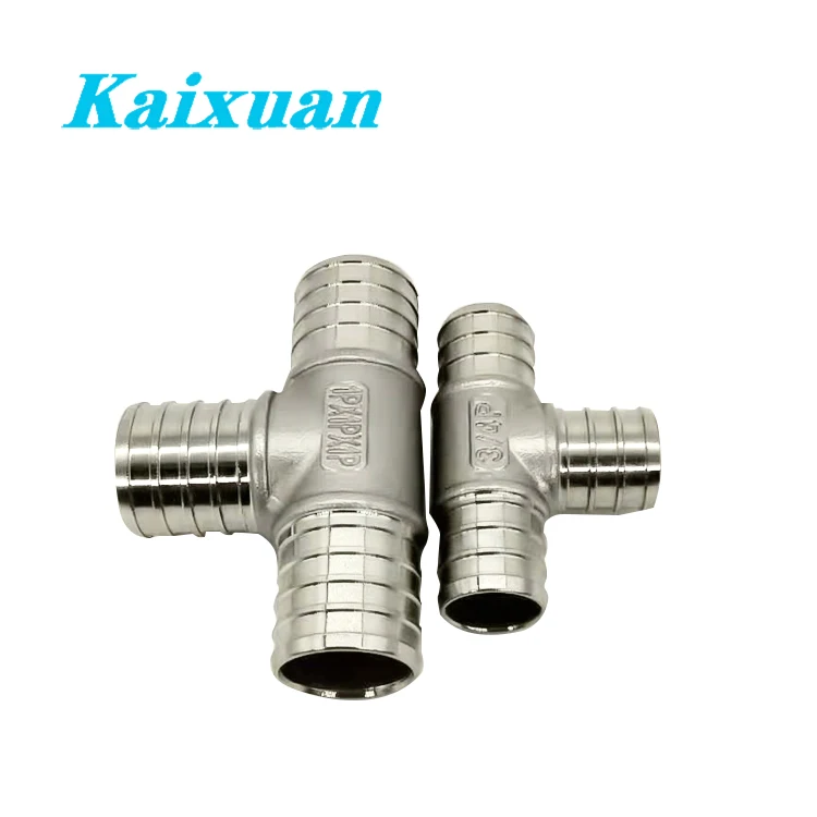 Factory price & Free sample 1/2' stainless steel 304 316 pex pipe fittings ASTM F1807 starderd pex TEE fittings F1807